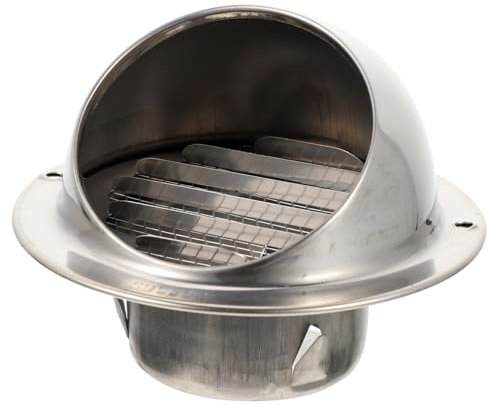 TOBBOMEY Acciaio Inossidabile Antivento Per Estrattori Aria Esterni Facile Manutenzione e Installazione Perfetta Per