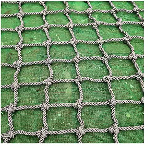 Filet d'escalade d'extérieur robuste pour enfants et adultes, 1 x 9 m pour balançoires, filet d'escalade de qualité militaire pour jeux d'aventure, corde de sécurité durable.