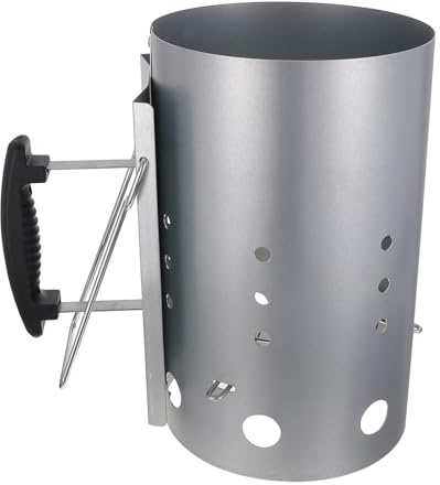 Alasum Barbecue Accendifuoco per Carbonella Avviatore Rapido con Base Ampia e Ventilazione Ottimizzata per Grigliate Outdoor