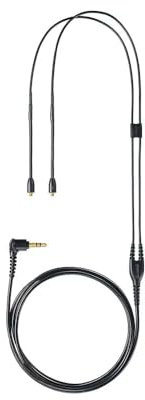 Shure Eac64Bk Cavo Di Ricambio Per Gli Auricolari Se, 162 cm, Nero