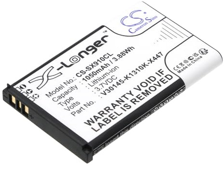 TECHTEK akku Kompatibel mit [Siemens] Gigaset SL910, Gigaset SL910A, Gigaset SL910H Ersetzt V30145-K1310-X447, für V30145-K1310K-X447, für V30145-K1310K-X447-0-HY FBA