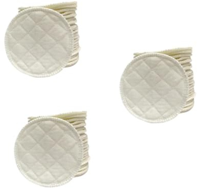Toyvian 36 Uds Almohadillas De Pecho Reutilizables Almohadillas De Lactancia Almohadillas De Sujetador De Lactancia Almohadillas De Pecho Lavables Almohadilla De Lactancia Blanca De Tapa