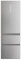 Haier 3D 60 Series 5 Freestanding Fridge Freezer, 3 Doors, Total No Frost, E Class, 360L Total Capacity, Easy Access Freezer Drawers, hOn App, AI & Wi-Fi Connected, Silver, 60x67x185 cm - HTW5618ENMG