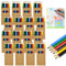 NAROSEBE 120 Kleine Buntstifte set Klein (20x 6er-Packungen) Mini Bunter Holzstifte Farbe Bleistift Kinder Mehrfarbig Bleistifte Mitgebsel Grundschule für Kinder Kunst Zeichnung, Skizzieren, Färbung