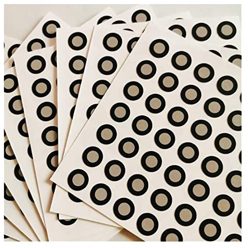 Puntos de marcado para escaneo Objetivos de posicionamiento de 6 mm Punto marcado de escáner en 3D High Reflective for escaneo 3D y seguimiento óptico Marcador de punto de calibración de punto(Normal