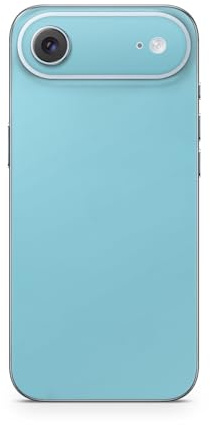 Phone Skin Compatible with Apple iPhone Air - Solid Baby Blue - Premium 3M Vinyl Protective Wrap Decal Cover - Easy to Apply | Crafted in The USA by MightySkins
