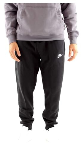 Nike Sportswear Club Fleece Pantalone Sportivo, Uomo, Black/Black/White, 2XL
