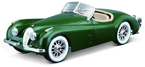 Bburago-Jaguar XK 120 Roadster (1951) 1:24 Scale in Green (18-22018G)