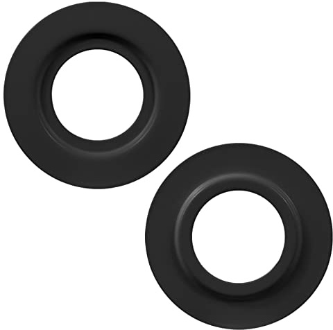 LEGELITE Metal Lamp Shade Reducer Ring, Black, 2 Pack