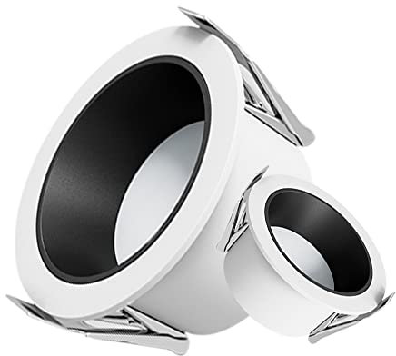 FAZRPIP 5 W/7 W blendfreies LED-Downlight 2-teiliges LED-Einbau-Downlight für den Innenbereich, eingebettete runde Deckenleuchte, Schallwandverkleidung, Einbaudose, Flacher Scheinwerfer