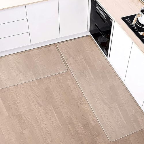 1,5 mm PVC Bodenschutzmatt Transparent, Bürostuhlunterlage Drehstuhl Stuhlmate, Schreibtischstuhl matt für Harter Boden Parkett Bodenmatt (120 x 160 cm/47,24 x 62,99 tum)