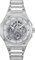 HUGO Multi Zifferblatt Quarz Uhr für Herren Kollektion #Grail Skeleton mit Silbernes Edelstahlarmband - 1530377