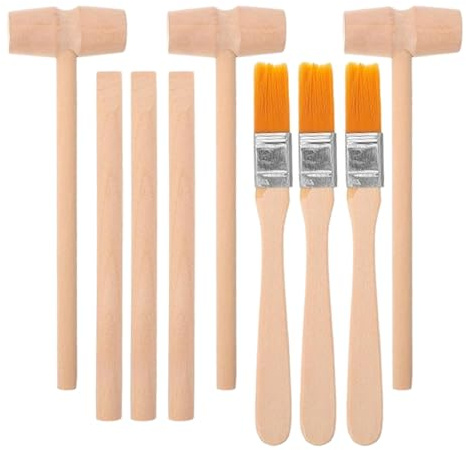 Kit D'excavation Wuzdy, 9 Pièces, Outils Archéologiques pour Enfants, Kit D'excavation de Pierres Précieuses, Jouets Éducatif