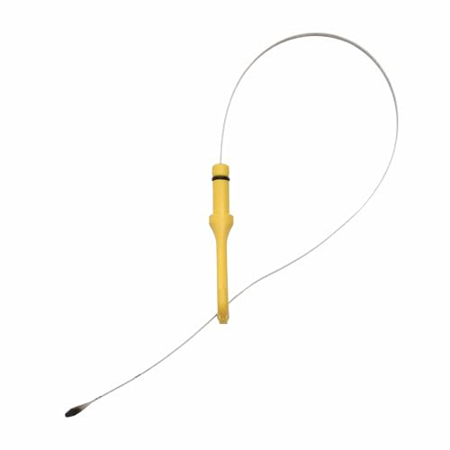 HOPESPANNER Varilla De Medición De Aceite De Motor No.Md373734 Para Mitsubishi Lancer 1.6L 2002-2007 Varilla Indicadora De Nivel De Aceite Amarilla Con Doble Orificio De 1 Pc