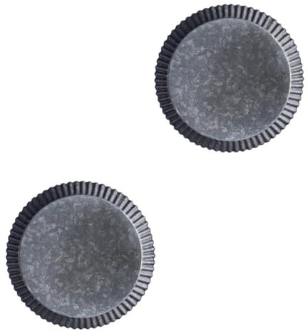 WOFASHPURET 2pièces Plateau De Rangement Élégant Fer pour Fruits Et Desserts Plateau Multifonction pour Cuisine Salle à Manger Et Salle De Bain