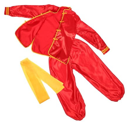 KONTONTY 1 Satz Traditioneller Kampfsport-anzug Für Kinder Bequeme Taekwondo-trainingskleidung Robuste Kung-fu-grundausstattung Geeignet Für Tai-chi Und Wettkämpfe