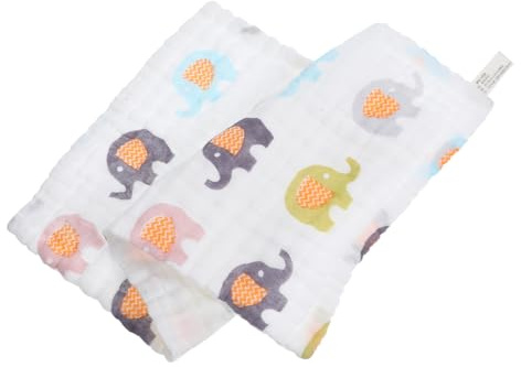 Holibanna Toalla Estampada Algodón Toallitas Absorbentes para Bebés Toallitas para Eructar y Saliva para Cuidado Infantil