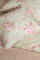 Clayre & Eef Kissenbezug 50x50 cm Grün Rosa Polyester Baumwolle Quadrat Blumen Dekokissenbezug