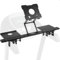 INMAKER Treadmill Desk Attachment, Universal Desk for Treadmill Adjustble Height Width, Aluminum Treadmill Laptop Holder Black
