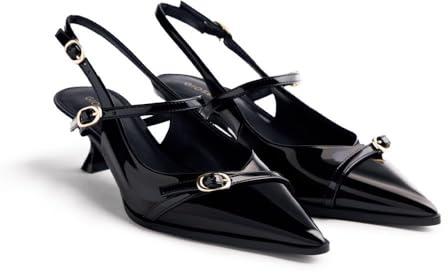 Zapatos TACÓN Destalonados Efecto Charol Sabin