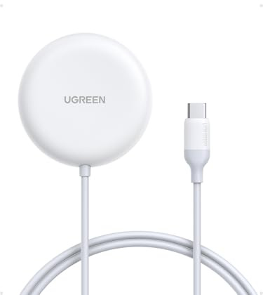 UGREEN Zapix Cargador Inalámbrico Qi2 25W Certificado MagSafe (Blanco)