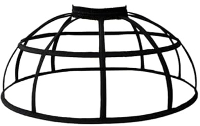 Stxdynjy Crinoline Cage Hoop Petticoat, Metal Hoop Skirt, Hollow Structure, Adjustable Support Dress, Suitable for Theatre, Parties, Weddings, black