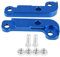 Antriebsadapter Gle Kit, E46 Lenkwinkel Kit E46 Winkel Kit E36 Winkel Kit Aluminium Power Tuning Drift Lock Adapter Kit Erhöhung des Lenkwinkels 25% für E46 M3 Blau (Blau)