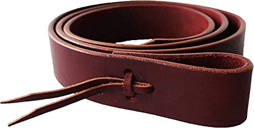 SHOWMEN CRAFT Premium Latigo Sattelgurt aus Leder – Western-Sattelgurt – Leder-Sattelgurt 177,8 cm