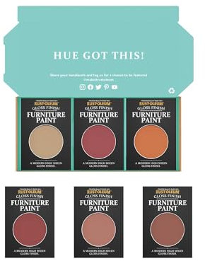 Rust-Oleum Furniture Paint in Gloss Finish – Fiery Shades Tester Box