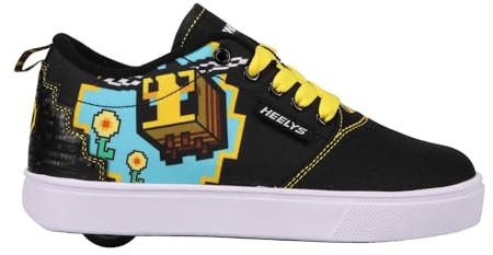 Heelys Pro 20 Prints Mmc Schuhe mit Rollen, Schwarz/Gelb, 35 EU