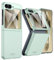 Vizvera Funda para Samsung Galaxy Z Flip 7 FE/Z Flip 6, con protector de pantalla [agarre cómodo] Ultrafina PC Mate Funda Smartphone Carcasa a prueba de golpes para Galaxy Z Flip 7 FE/Z Flip 6 (verde