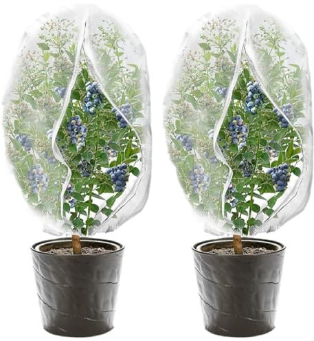 Lot de 2 filets de protection contre les insectes, les légumes, les oiseaux, les plantes, les légumes, les plantes, les fleurs, 150 x 150 cm