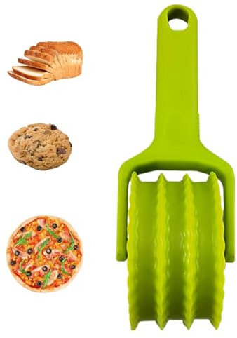 Nbbwwu Taglierina per dolci, Rullo per taglierini per biscotti | Tagliapasta riutilizzabile per pasticceria | Utensili da cucina Gadget da ristorante per panetteria per torte, crostate, cioccolato