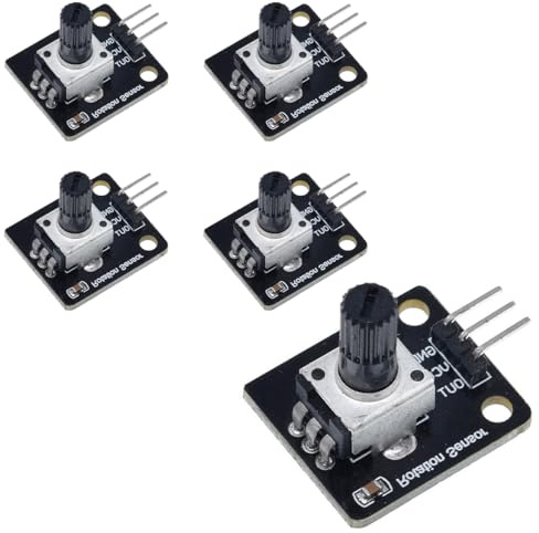 5 Pcs FONGKNOX Rotary Potentiometer Analog Knob Module Brick Sensor Switch Development Board Electronic Blocks