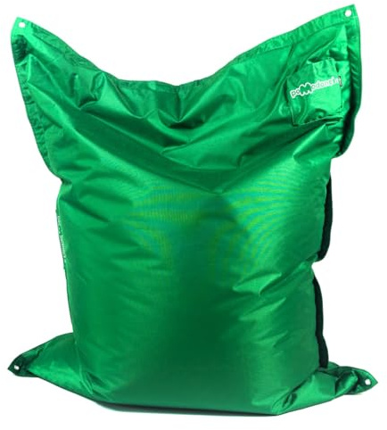 pomodone Pouf Poltrona Sacco Grande, Puffo per Sedersi Ergonomico, Pouf a Sacco Morbido in Tessuto Impermeabile, Antimacchia Comoda Poltrona a Sacco, Made in Italy pouf Verde
