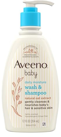 Aveeno Baby Wash and Shampoo – 340 ml