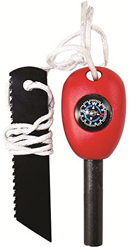 Bushcraft BCB Fireball Flint and Striker (Midi) - Red