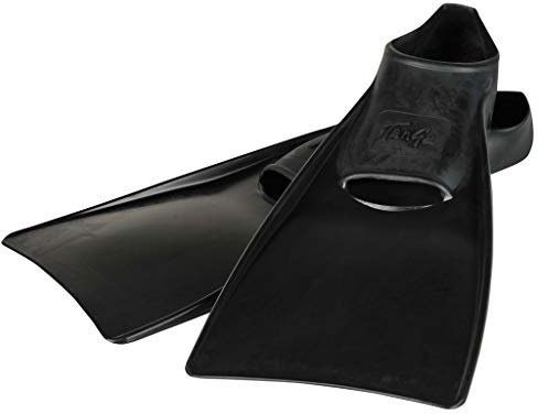 Wiemann Lehrmittel Schwimmflossen Gummi, Schwarz, Größe 42/43, Flossen zum Schnorcheln (Schwarz, 42/43)