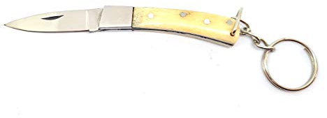 Armeriaonline Coltello Portachiavi tipo Pattada manico in corno coltellino piccolo manico sardegna tascabile