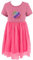 JOPHY & CO. 8900 Vestido Niña Princesa Unicornio Tul Manga Larga y Manga Corta, Fucsia 8902, 4 Años