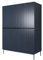 bogart Nicole Kleiderschrank, 150 cm, Schrank, Schlafzimmerschrank, Garderobenschrank, 3-türig, 150 x 220 x 62 cm, mit Schwarzen Beine