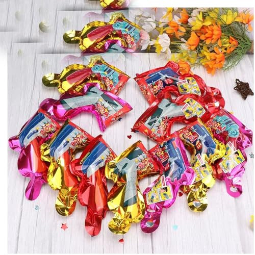 KOBOKO 12 Stk Konfetti Pistolen Set, Konfettikanone Hochzeit Party Deko, Party Confetti Kanone Konfetti Geburtstag Glitzer Papier, Konfettipistole Ballons Tischfeuerwerk Konfettis Geburtstag Jubiläum