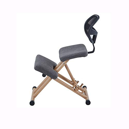 Silla ergonómica para rodillas – Taburete de altura ajustable para mejorar la postura en entornos de oficina y juegos