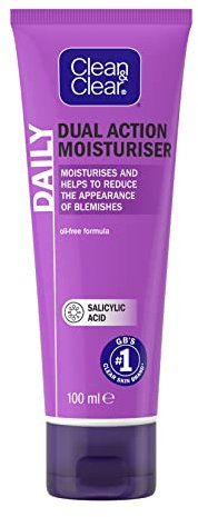 Clean & Clear Dual Action Moisturiser, 100ml