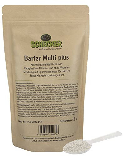 Schecker - Barfer Multi Plus - phosphatfreie Mineral und Multivitamin Mischung