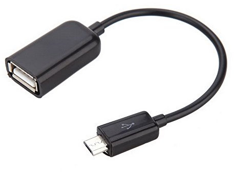 axGear Micro USB to USB Female Adapter Cable for Power Charing and OTG Device