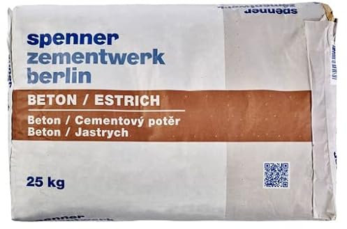 Beton / Estrich 25KG Betonier- und Estricharbeiten im Innen- und Außenbereich