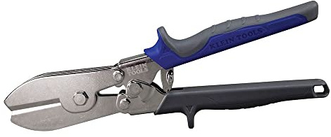 Klein Tools 86520 5 Blade Crimper for Ductwork, Pipe and Sheet Metal Crimps 24 Gauge Steel, 28 Gauge Stainless