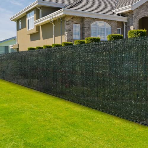 KARAT - Brise-Vue pour Jardin - Clôture du Balcon avec Accessoires de Fixation - Filet d'ombrage - Protection Protection Contre Le Vent et Les Regards - Modèle Marius, Vert, 1 m x 15 m (l x L)
