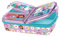 p:os 36543 - Gabbys Dollhouse Brotdose für Kinder mit 3 Fächern, Lunchbox aus Kunststoff mit Clip-Verschlüssen, Vesperdose für Kindergarten, Schule und Freizeit